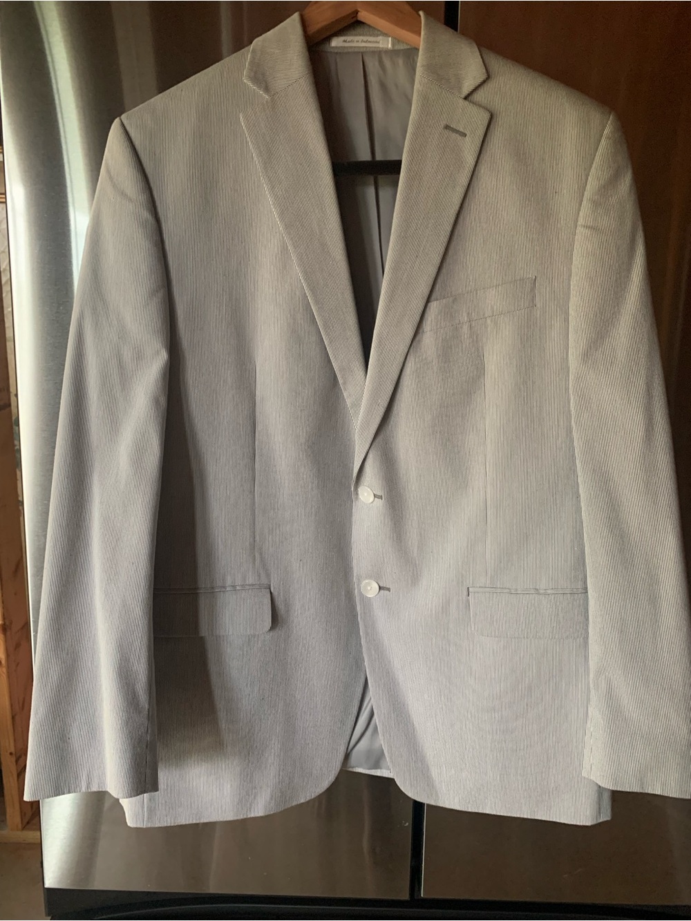 Ralph Lauren Light Gray Two-Button Blazer